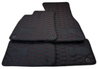 Custom Black Leather Floor Mats for Audi A3 - 3-door Hatchback (2003-2012) 