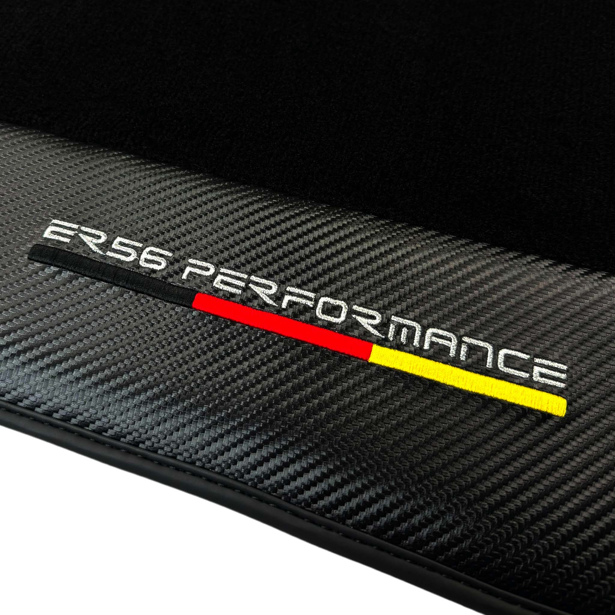 Black Floor Mats for Audi A4 - B9 Sedan (2019-2023) | ER56 Performance