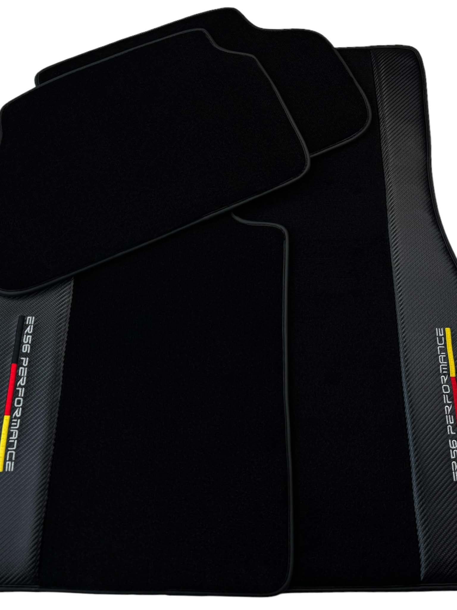 Black Floor Floor Mats For BMW 3 Series F36 | ER56 Performance | Carbon Edition