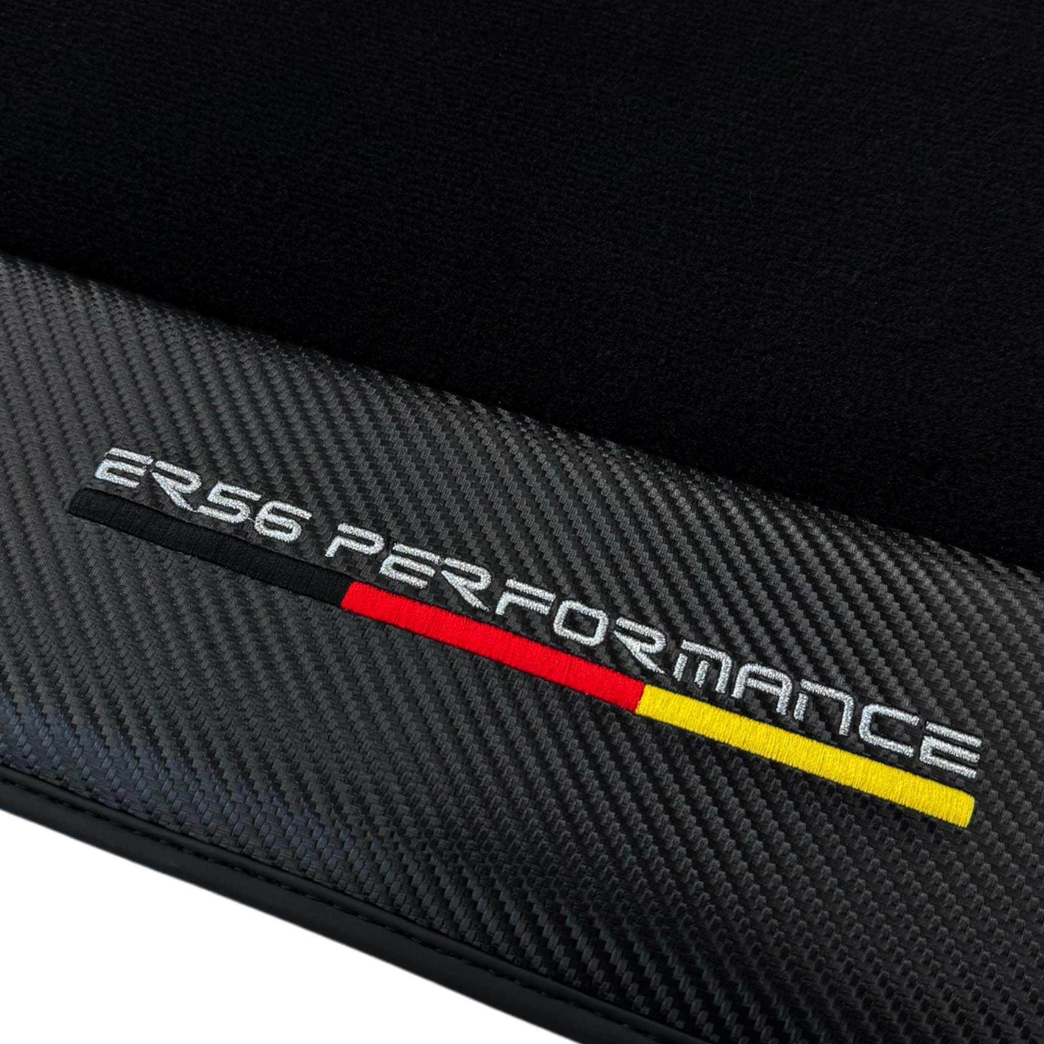Black Floor Mats For BMW 3 Series E30 4-doors Sedan | ER56 Performance | Carbon Edition