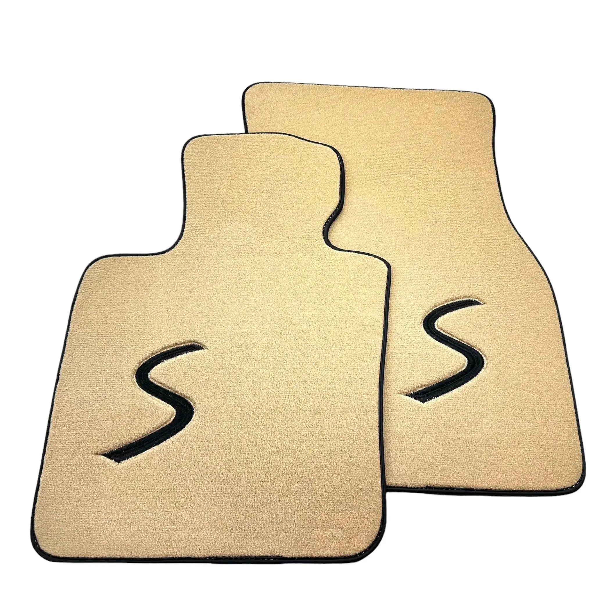 Beige Floor Mats for Mini Countryman F60 (2017-2023)