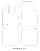 Gray Floor Mats For Bentley Arnage Green Label (1998-2009) - AutoWin