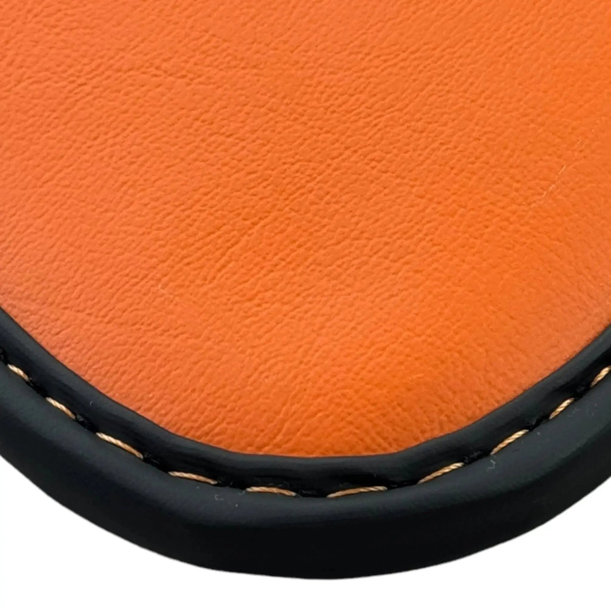 Black Floor Mats for McLaren 600 LT (2018-2020) with Orange Leather