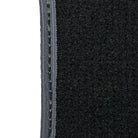 Black Floor Mats for Mini Cabrio R56 Convertible (2009-2016) with Gray Trim