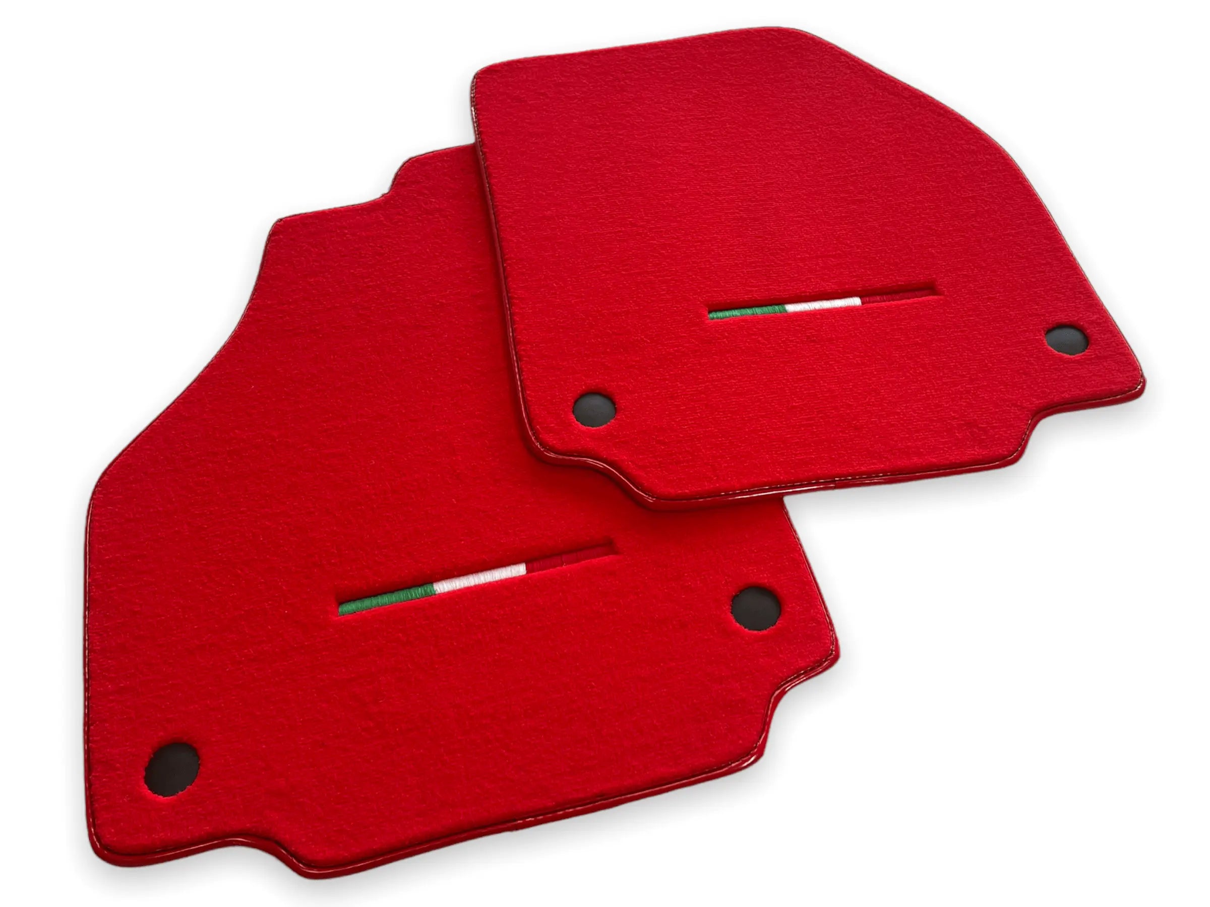 Floor Mats For Ferrari 458 Spider 2012-2015 Red Autowin Brand Italian Edition - AutoWin