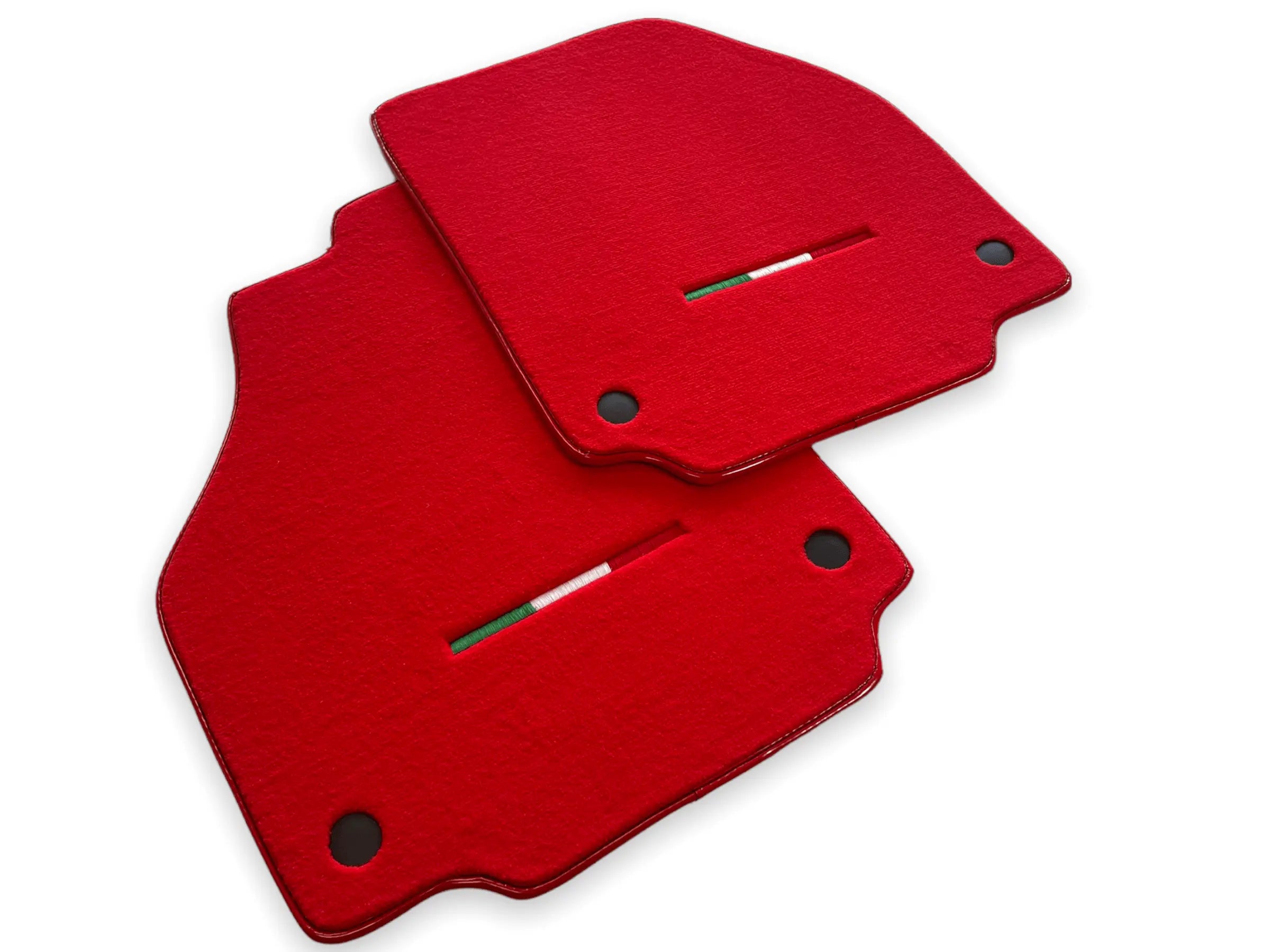 Floor Mats For Ferrari 458 Spider 2012-2015 Red Autowin Brand Italian Edition - AutoWin