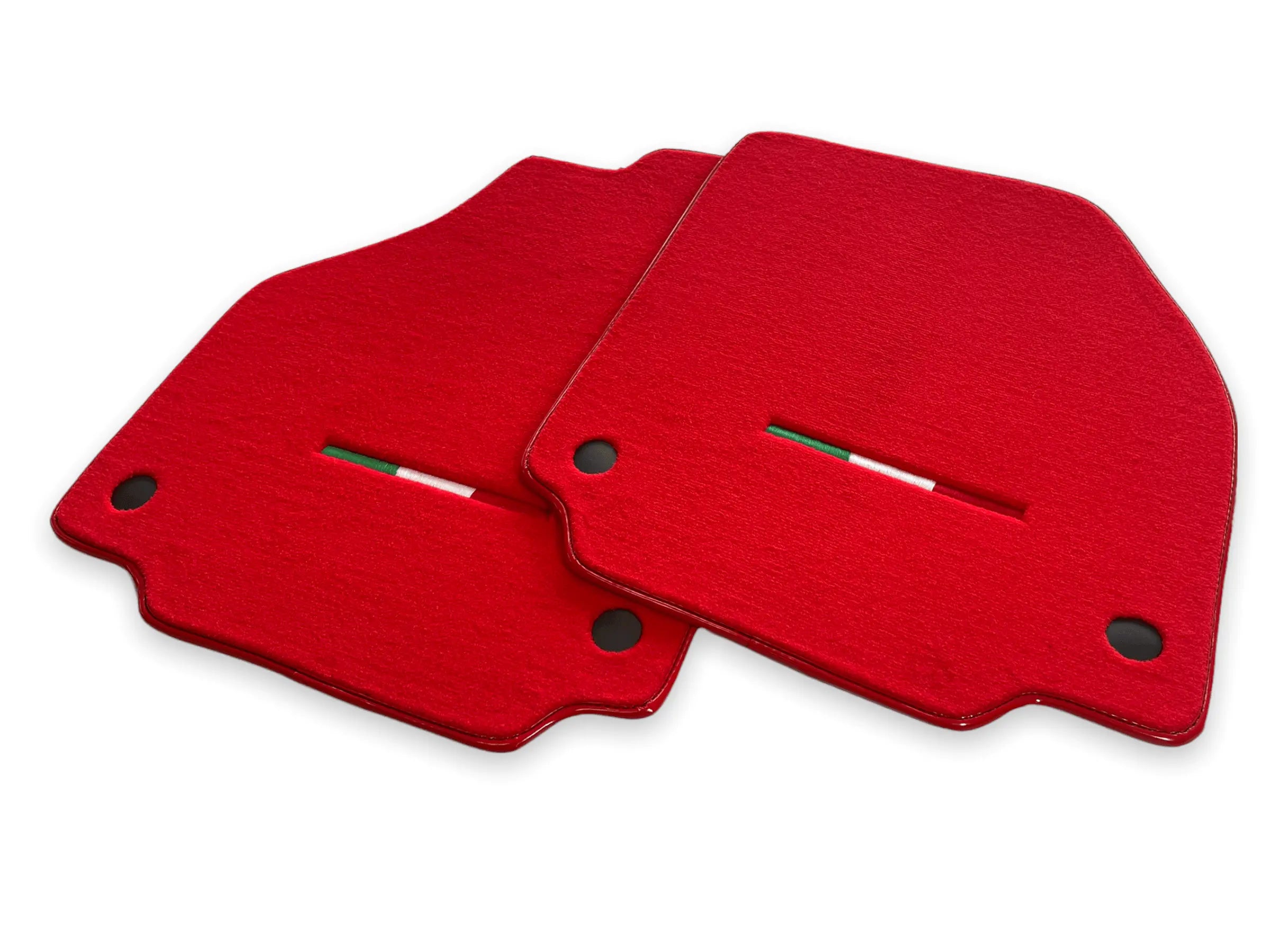 Floor Mats For Ferrari 458 Spider 2012-2015 Red Autowin Brand Italian Edition - AutoWin