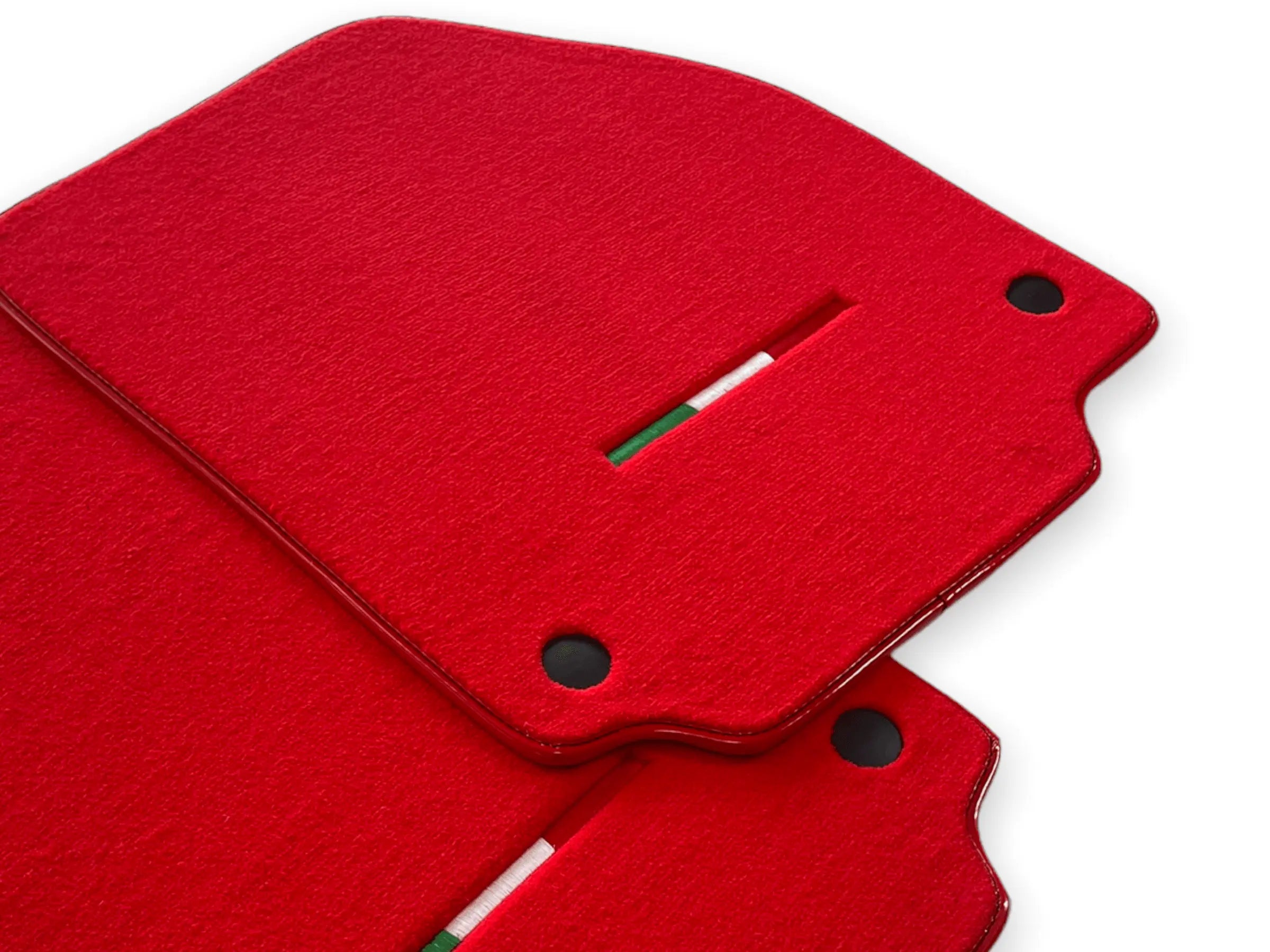 Floor Mats For Ferrari 458 Spider 2012-2015 Red Autowin Brand Italian Edition - AutoWin