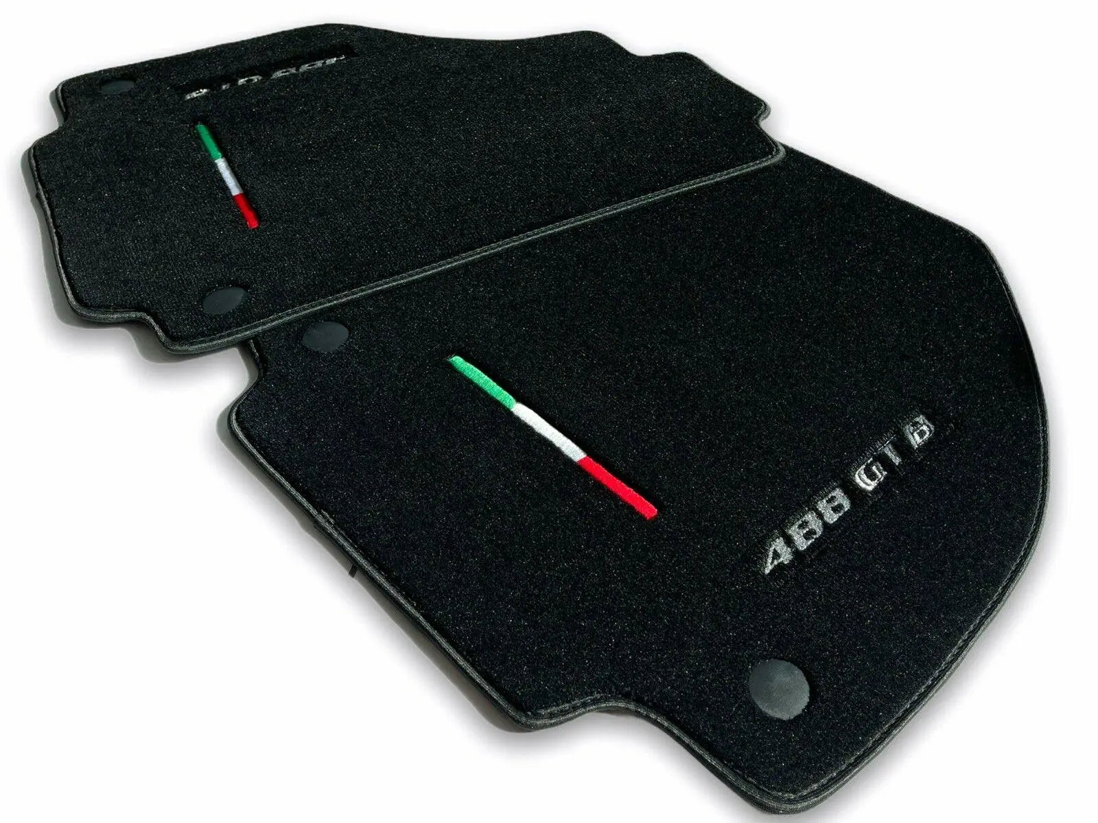 Floor Mats For Ferrari 488 GTB 2015-2022 AutoWin Brand Italian Edition - AutoWin