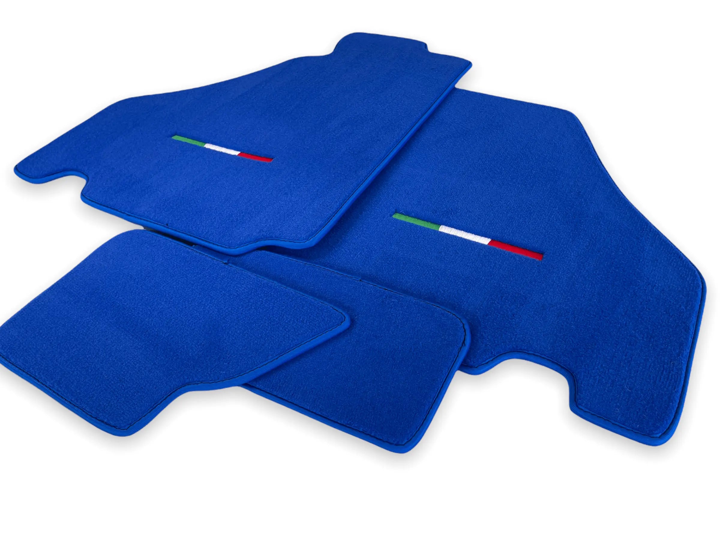 Floor Mats For Ferrari F430 2004-2009 Blue Color IT Edition - AutoWin