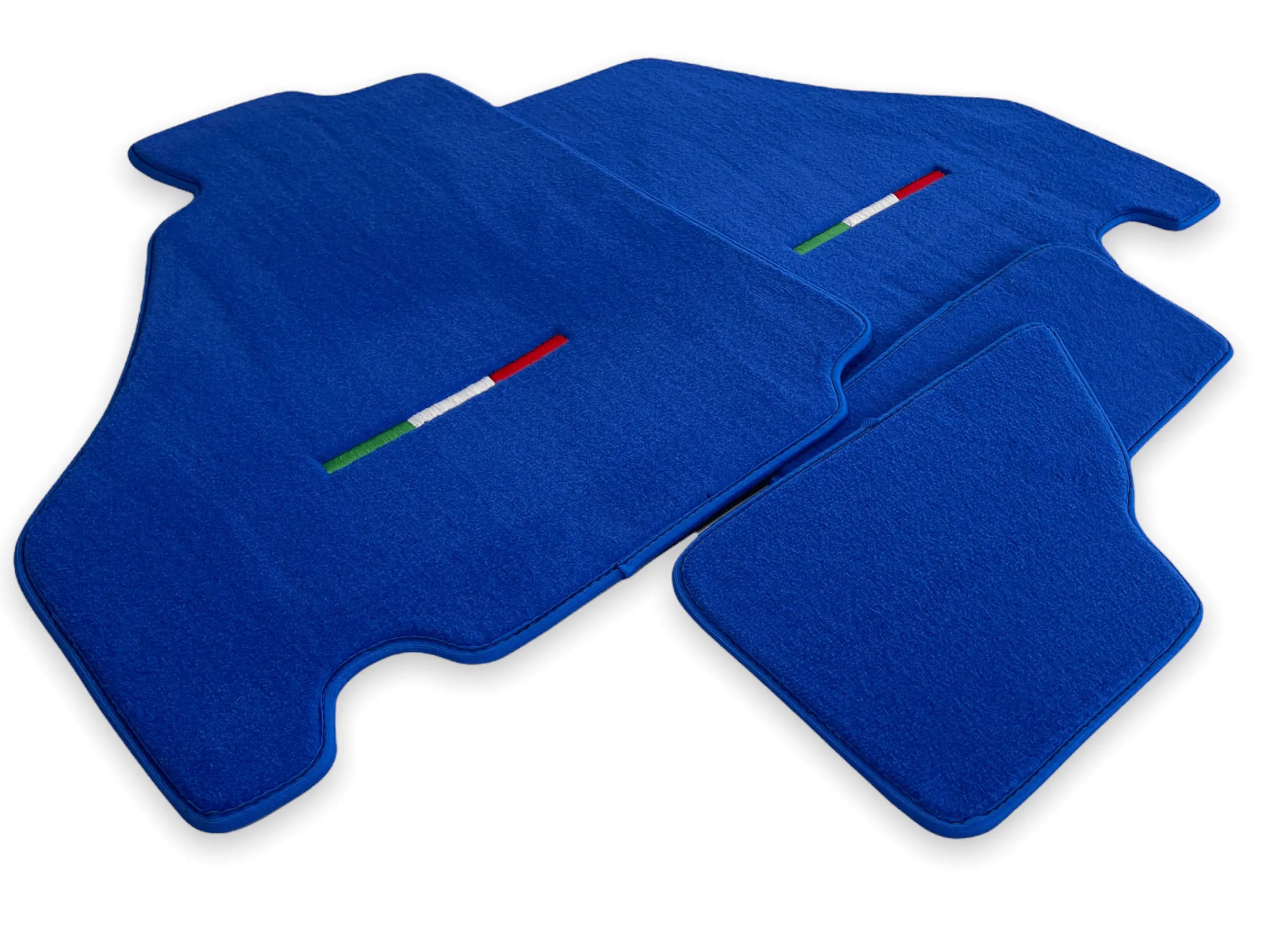 Floor Mats For Ferrari F430 2004-2009 Blue Color IT Edition - AutoWin