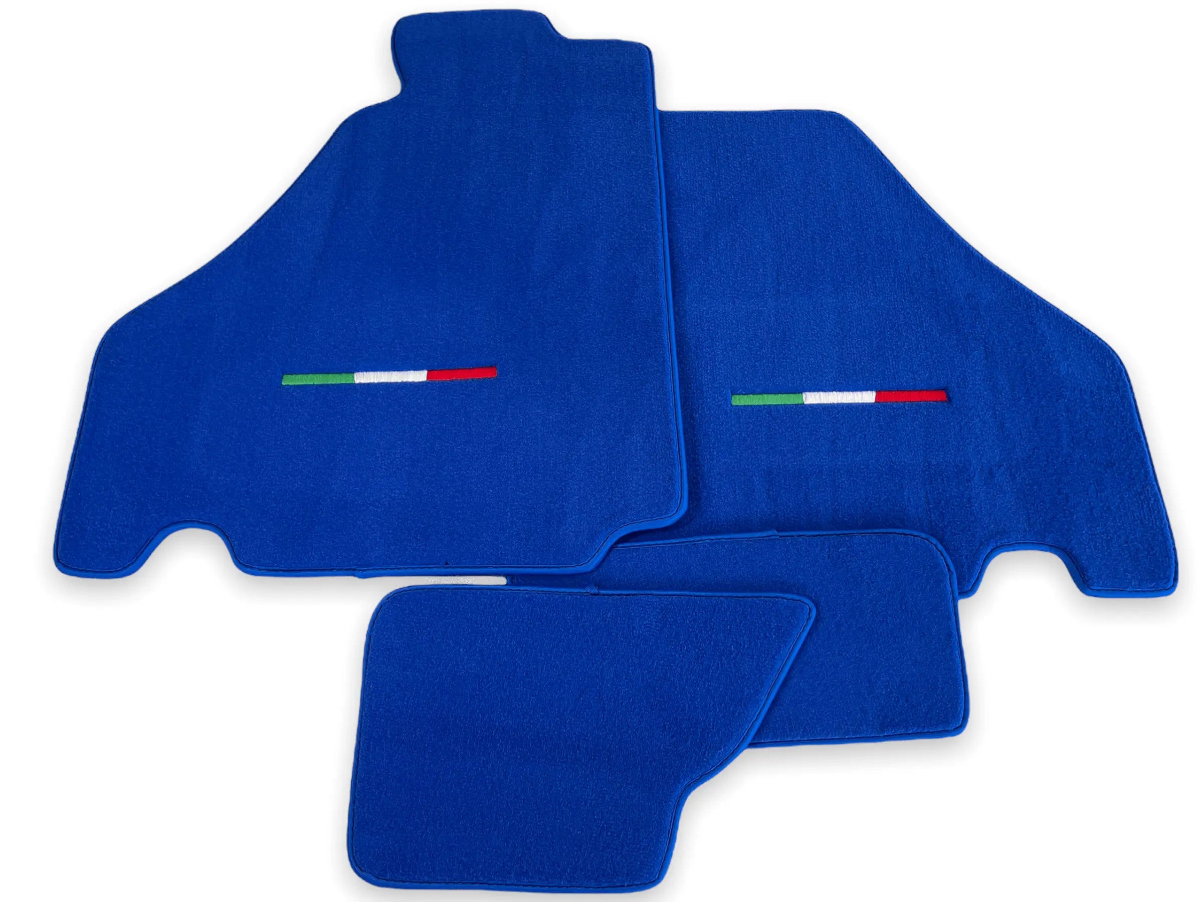 Floor Mats For Ferrari F430 2004-2009 Blue Color IT Edition - AutoWin