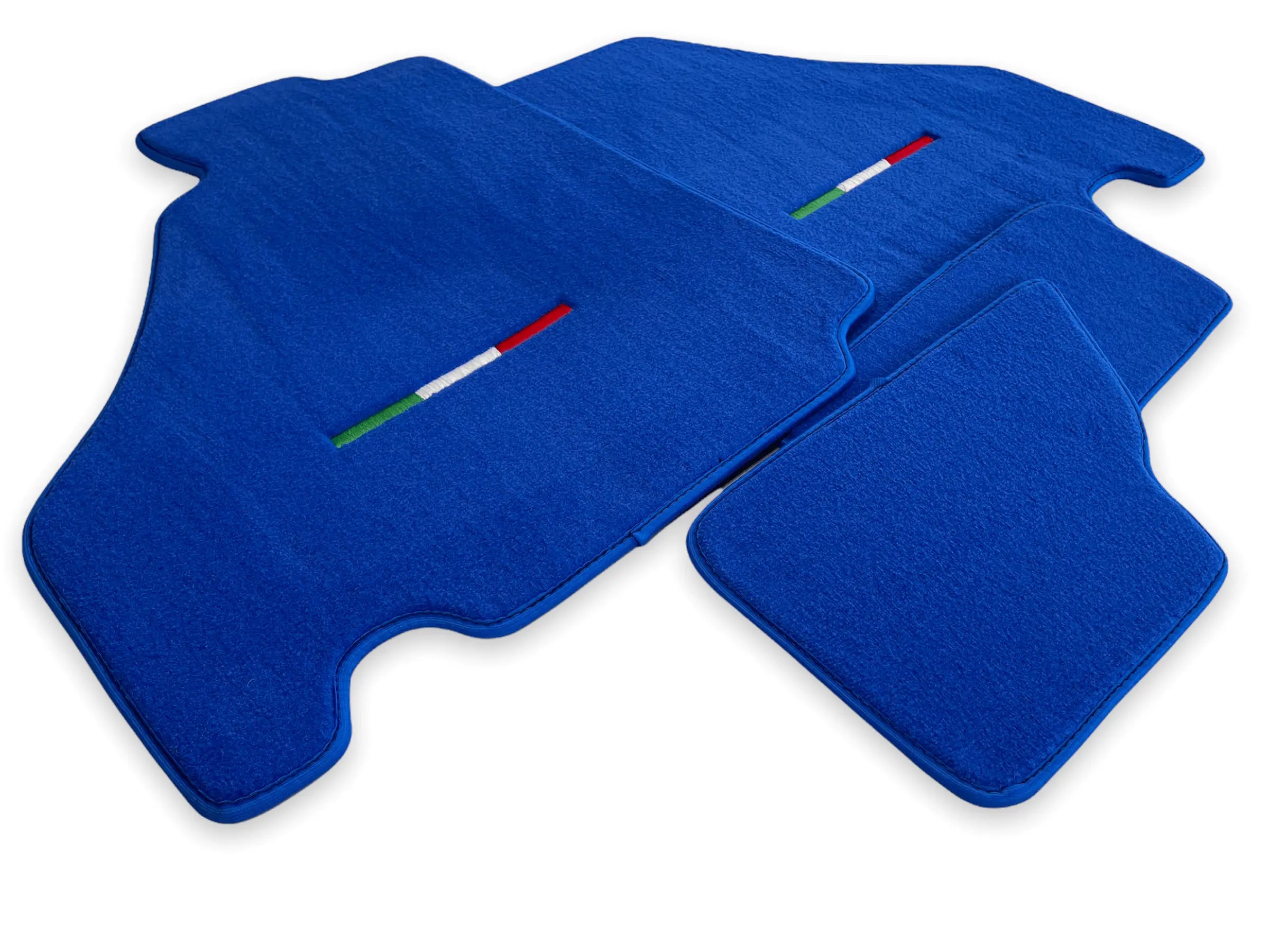 Floor Mats For Ferrari F430 2004-2009 Blue Color IT Edition - AutoWin