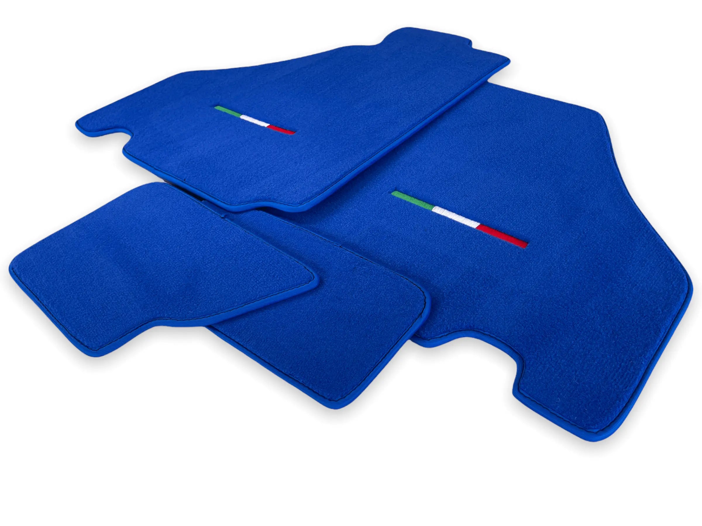 Floor Mats For Ferrari F430 2004-2009 Blue Color IT Edition - AutoWin