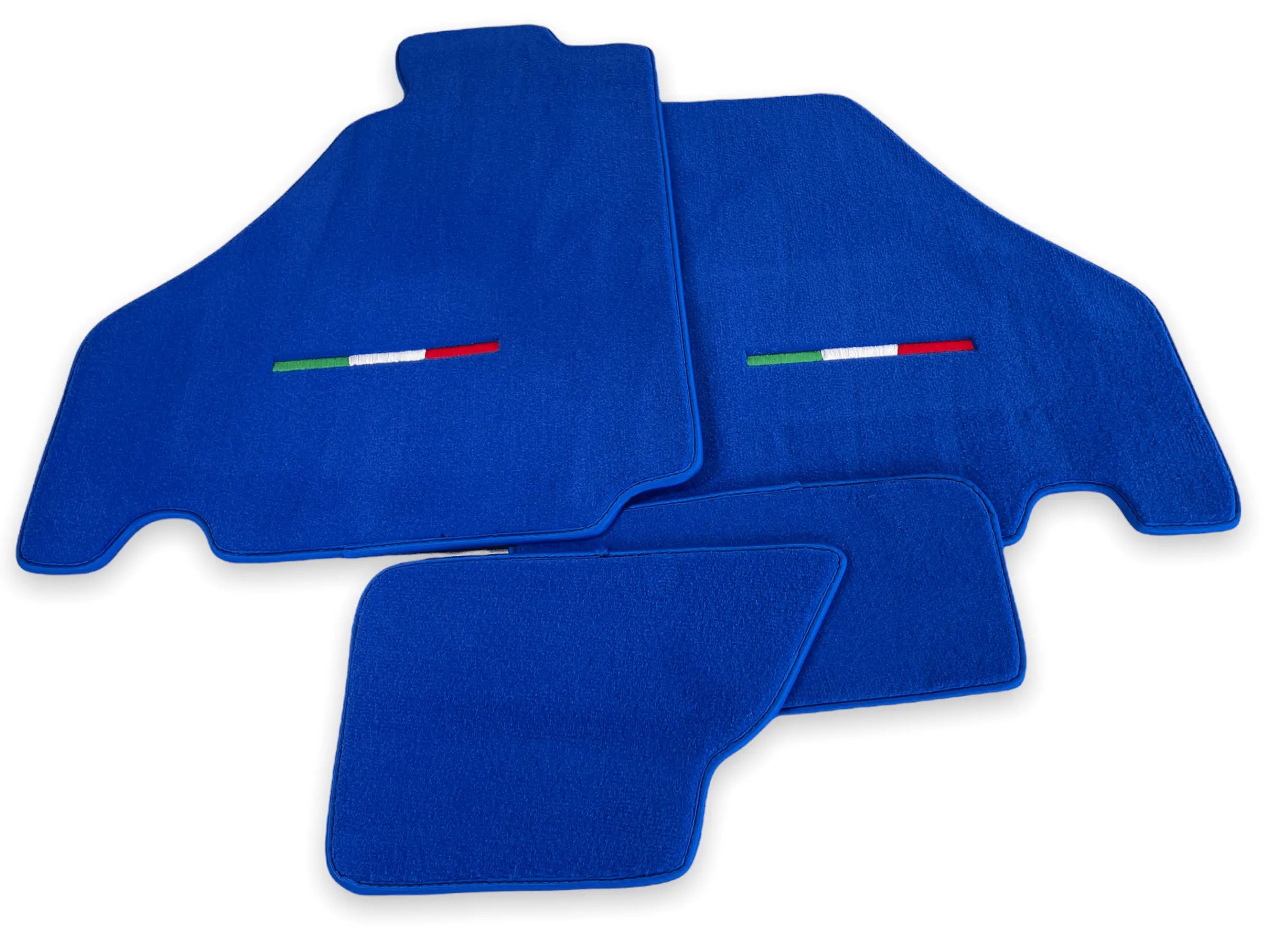 Floor Mats For Ferrari F430 2004-2009 Blue Color IT Edition - AutoWin