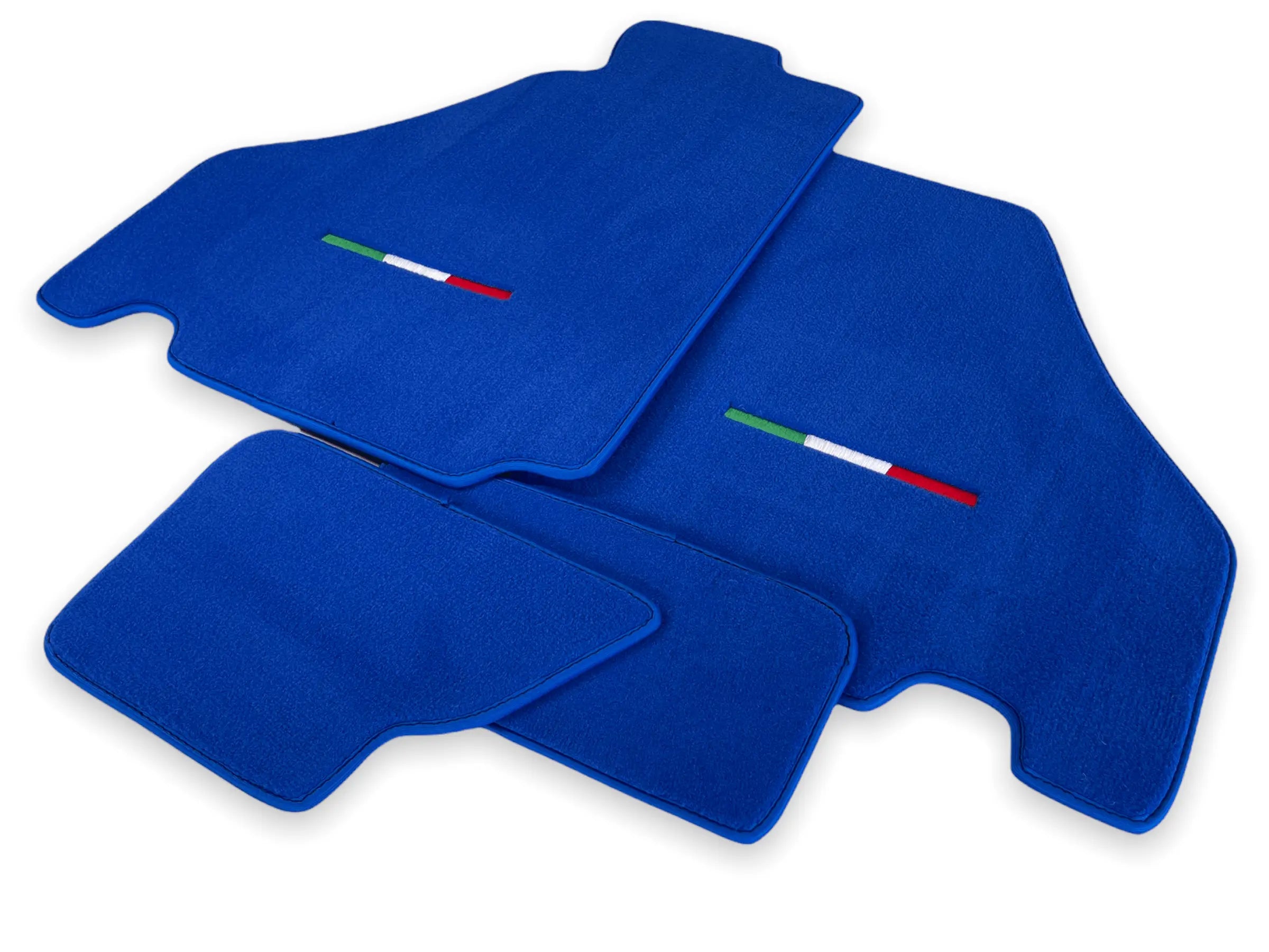 Floor Mats For Ferrari F430 2004-2009 Blue Color IT Edition - AutoWin