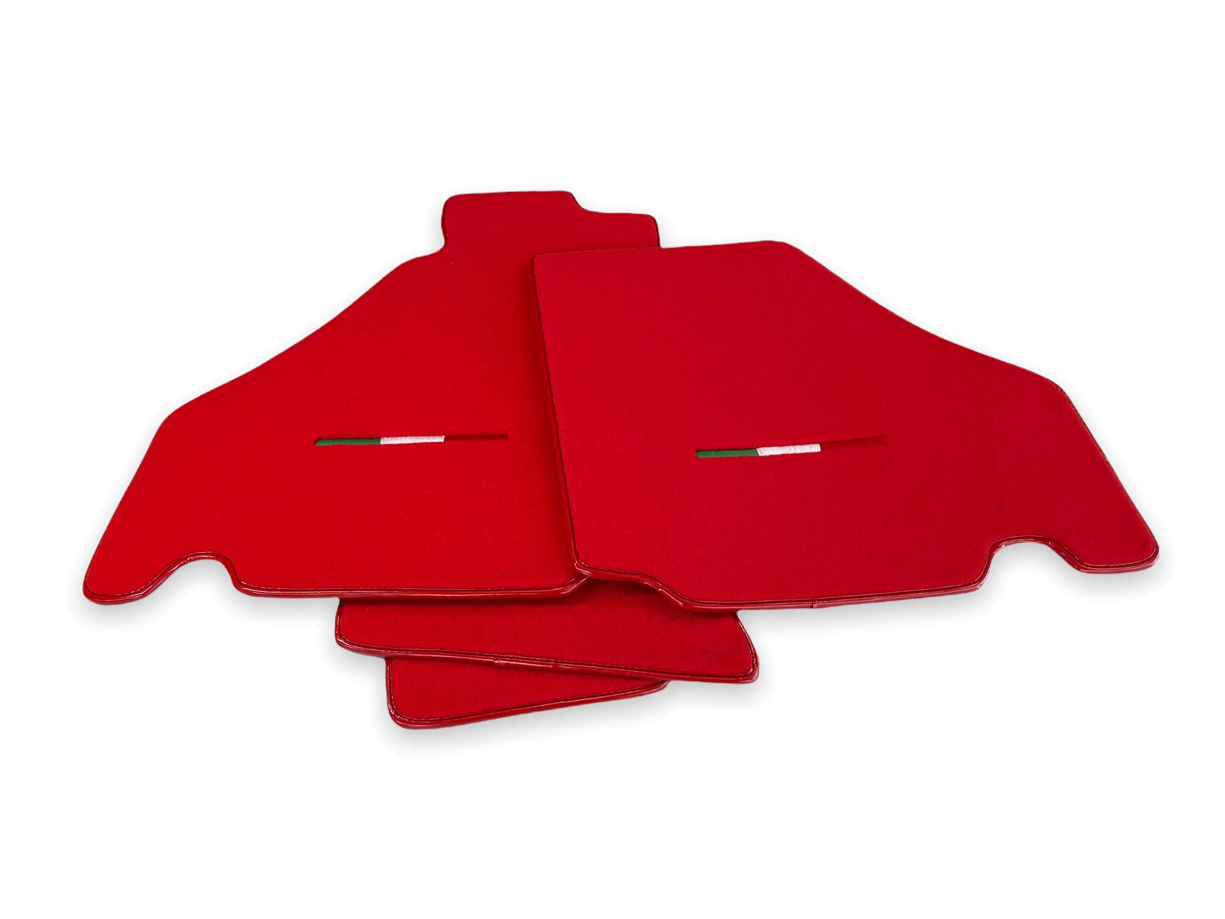 Floor Mats For Ferrari F430 2004-2009 Red Color IT Edition - AutoWin