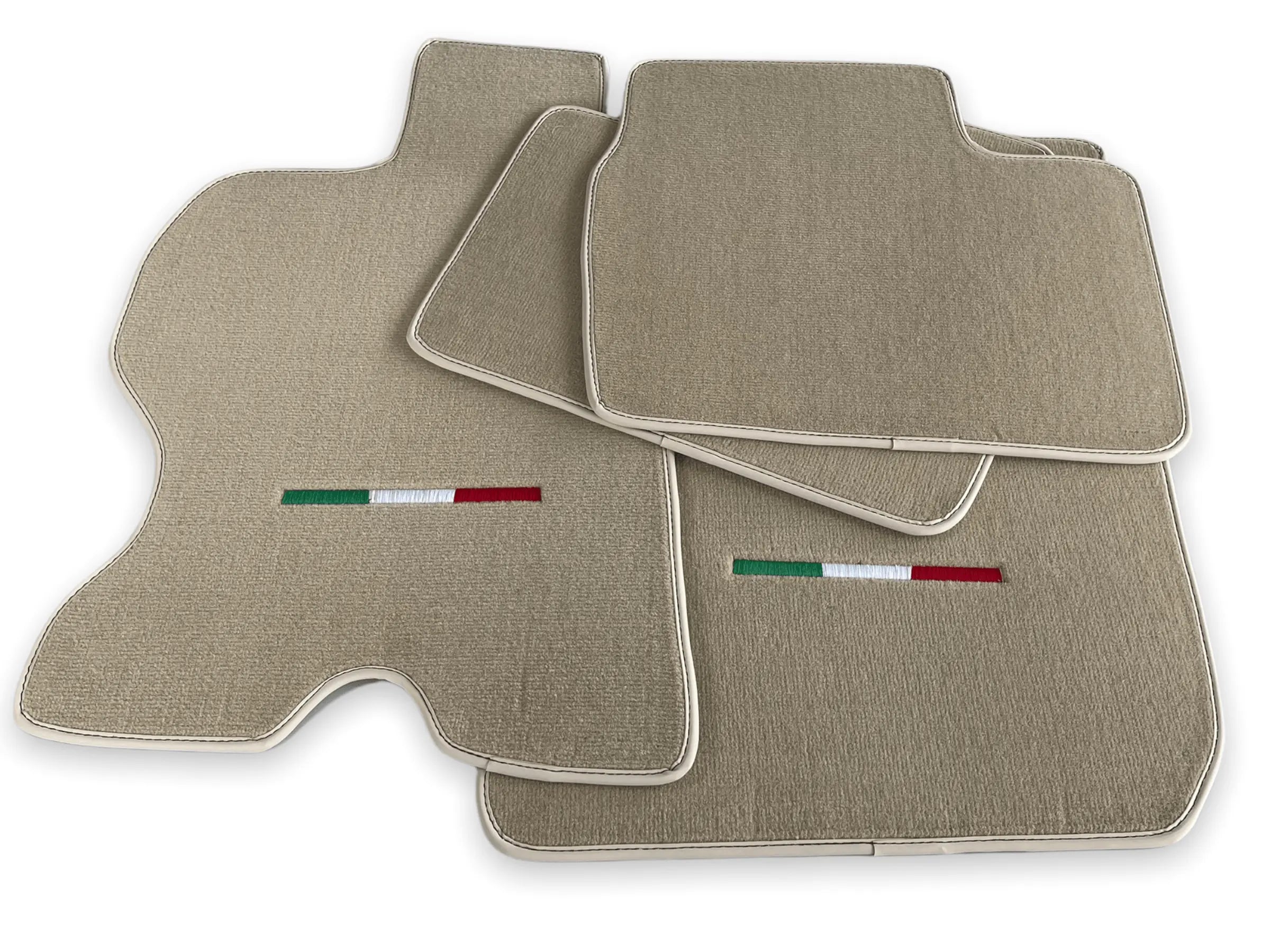 Floor Mats For Ferrari FF 2011-2016 Beige It Edition - AutoWin