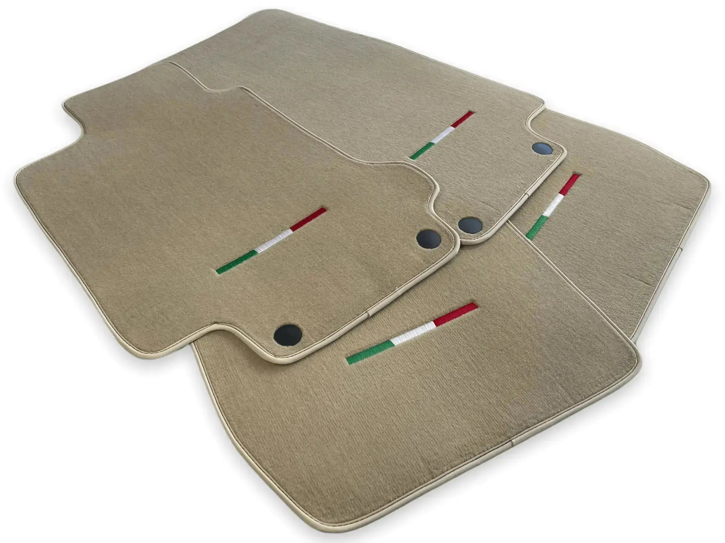 Floor Mats For Maserati GranTurismo Beige IT Edition - AutoWin