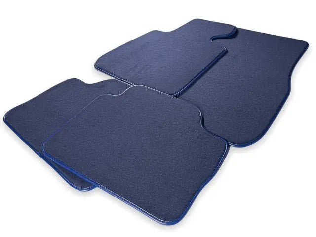 Floor Mats For Rolls Royce Wraith 2013-2023 Dark Blue - AutoWin