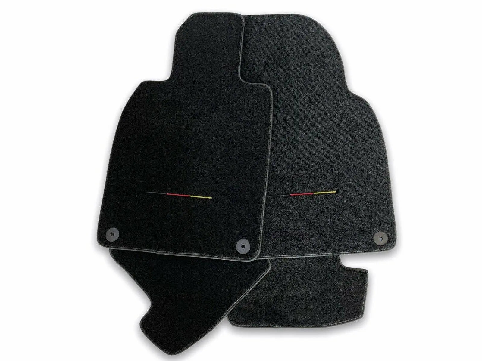 Floor Mats for Porsche Cayenne 2018-2023 9Y0 Carpet Germany Flag AutoWin - AutoWin