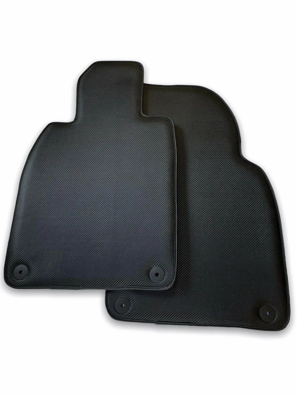 Floor Mats for Porsche Taycan 2019-2023 Carbon Fiber Carpets AutoWin - AutoWin