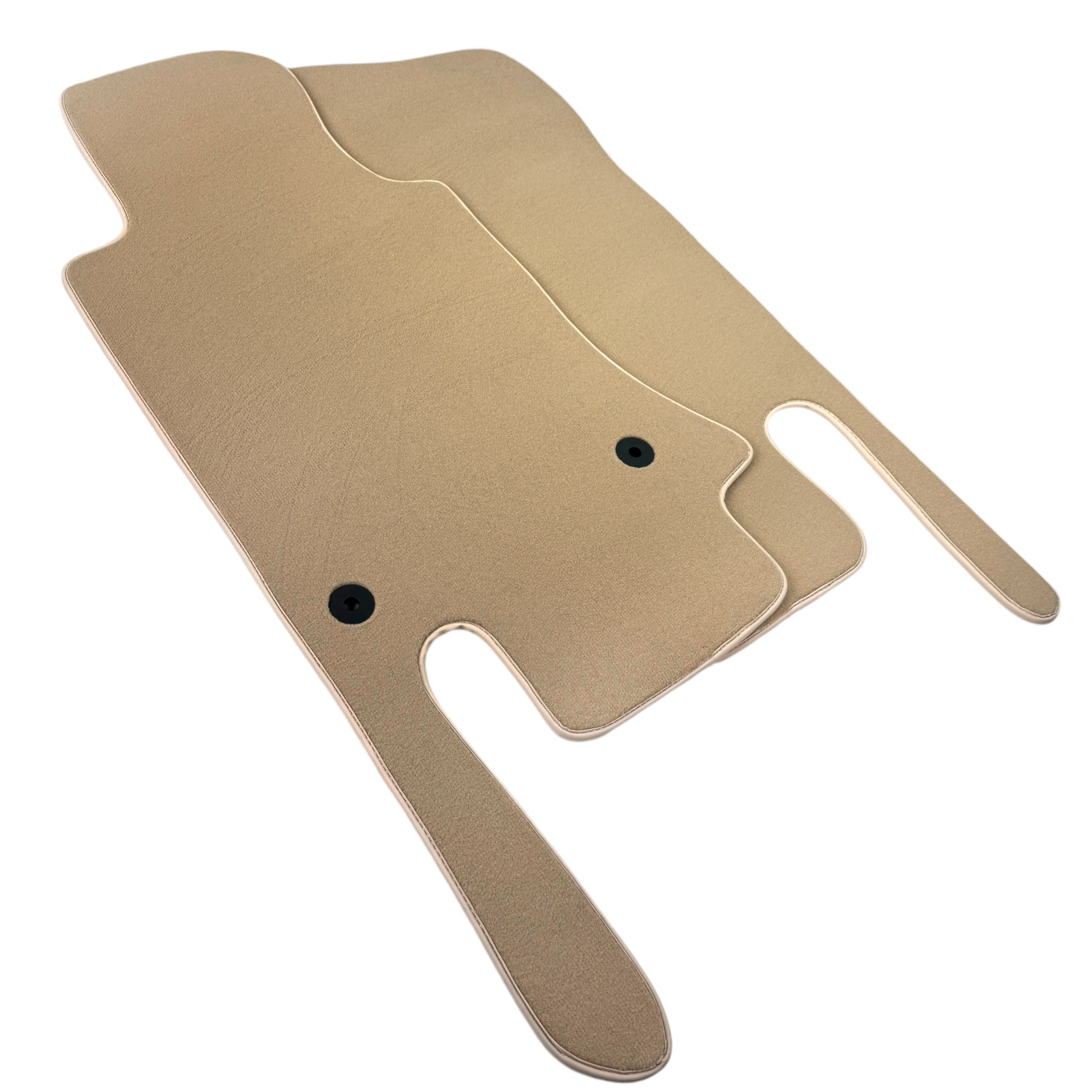 Beige Floor Mats for Chevrolet Corvette C5 (1997-2004) with Beige Trim