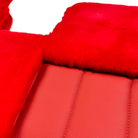 Red Sheepskin Floor Mats for Bentley Bentayga