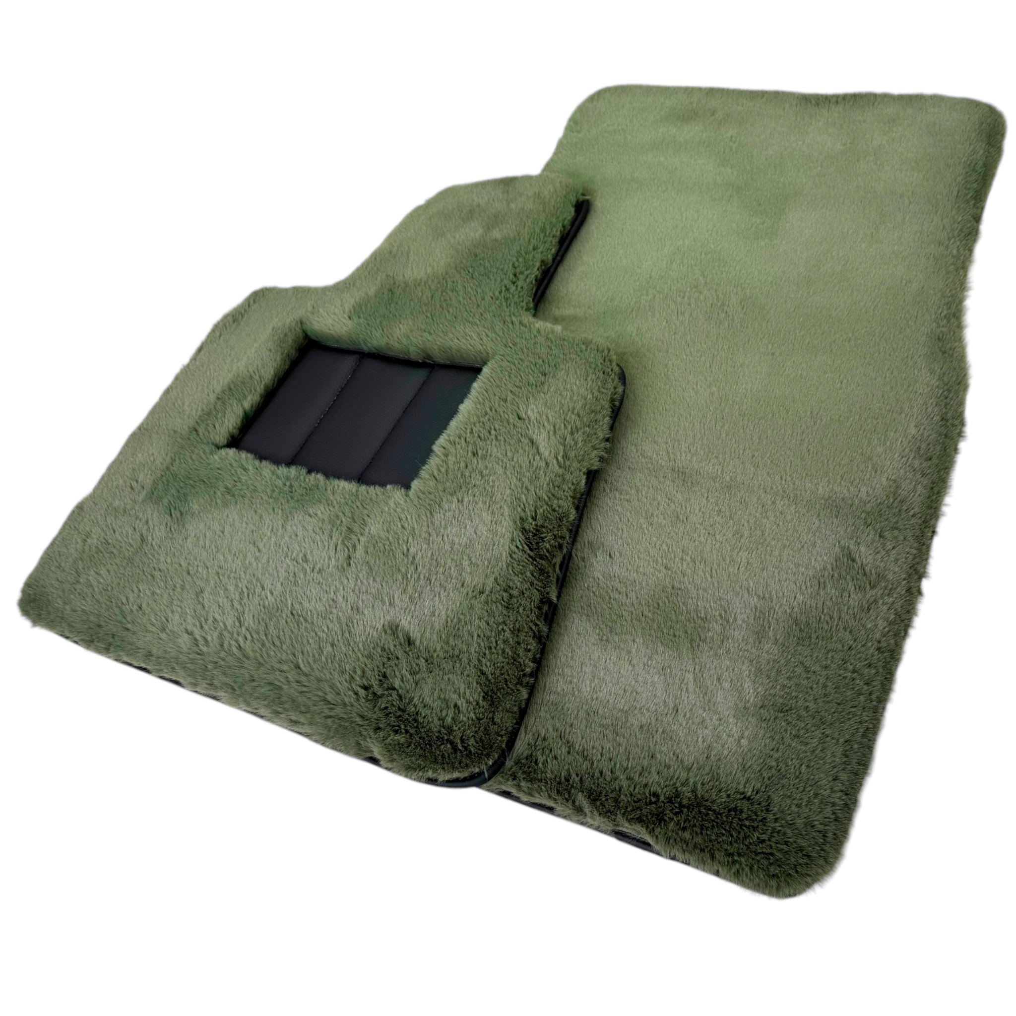 Light Green Sheepskin Floor Mats for Rolls-Royce Cullinan (2018-2023)