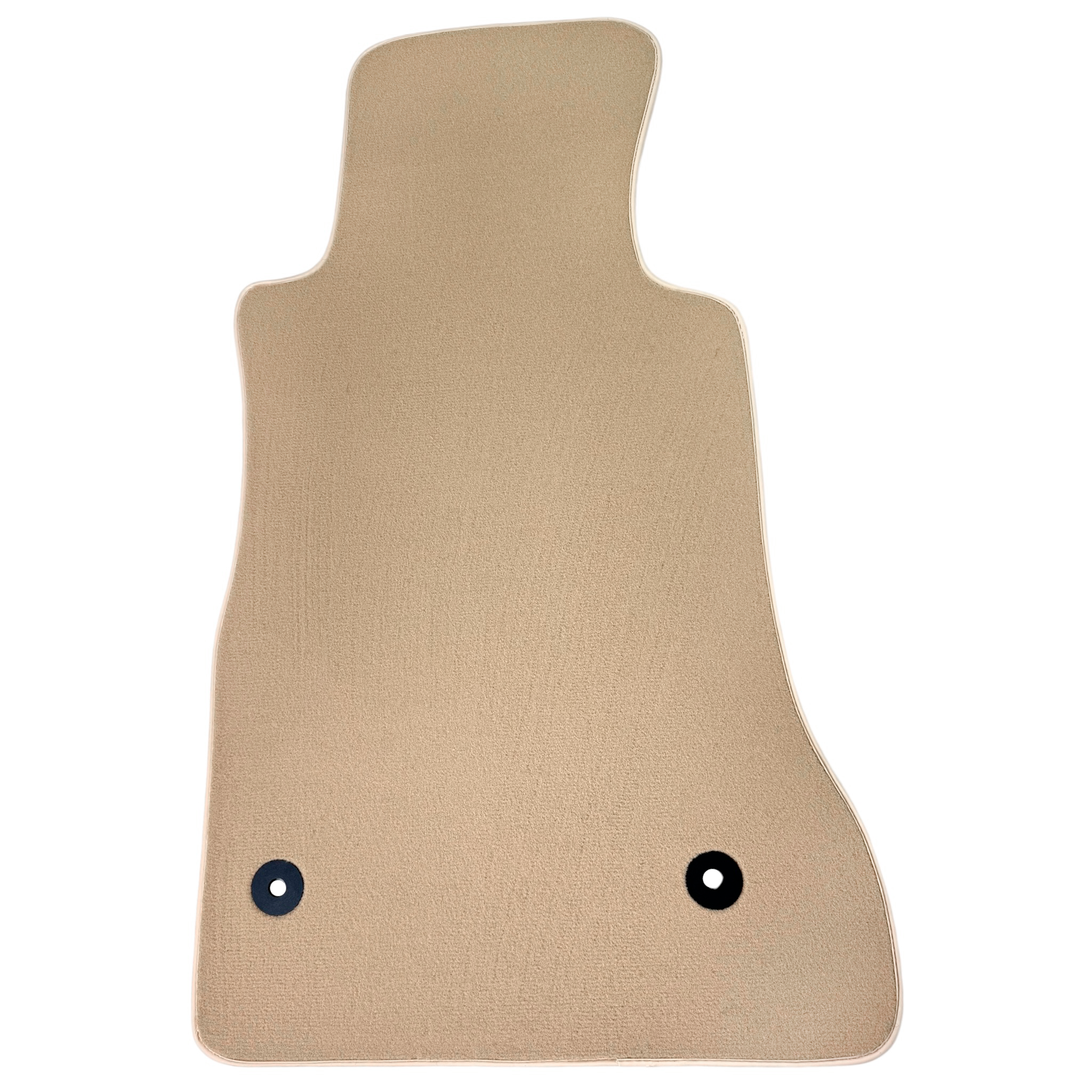 Beige Floor Mats for Chevrolet Corvette C6 (2005-2013) with Beige Trim