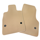 Beige Floor Mats for Chevrolet Corvette C8 (2020-2024) with Beige Trim