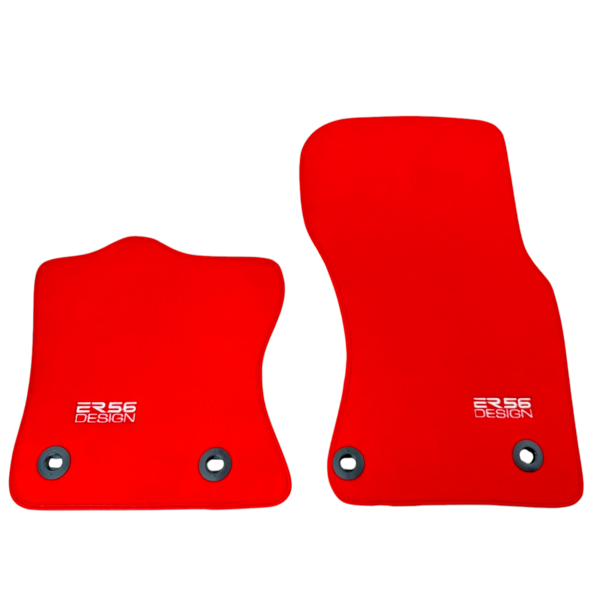 Red ER56 Design Floor Mats for Jaguar XE (2015-2019)