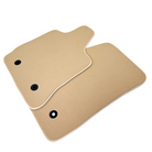 Beige Floor Mats for Chevrolet Corvette C7 Targa Top (2014-2019) with Beige Trim