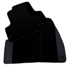 Black Floor Mats for Jeep Wrangler JL (2020-2024) 5 Doors 4xe with Leather | AutoWin - AutoWin