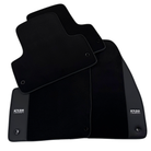 ER56 Design Black Floor Mats for Chevrolet Camaro SS Sedan (2013-2017) with Leather - AutoWin