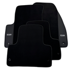 ER56 Design Black Floor Mats for Lincoln Continental (2017-2020) Sedan with Leather - AutoWin