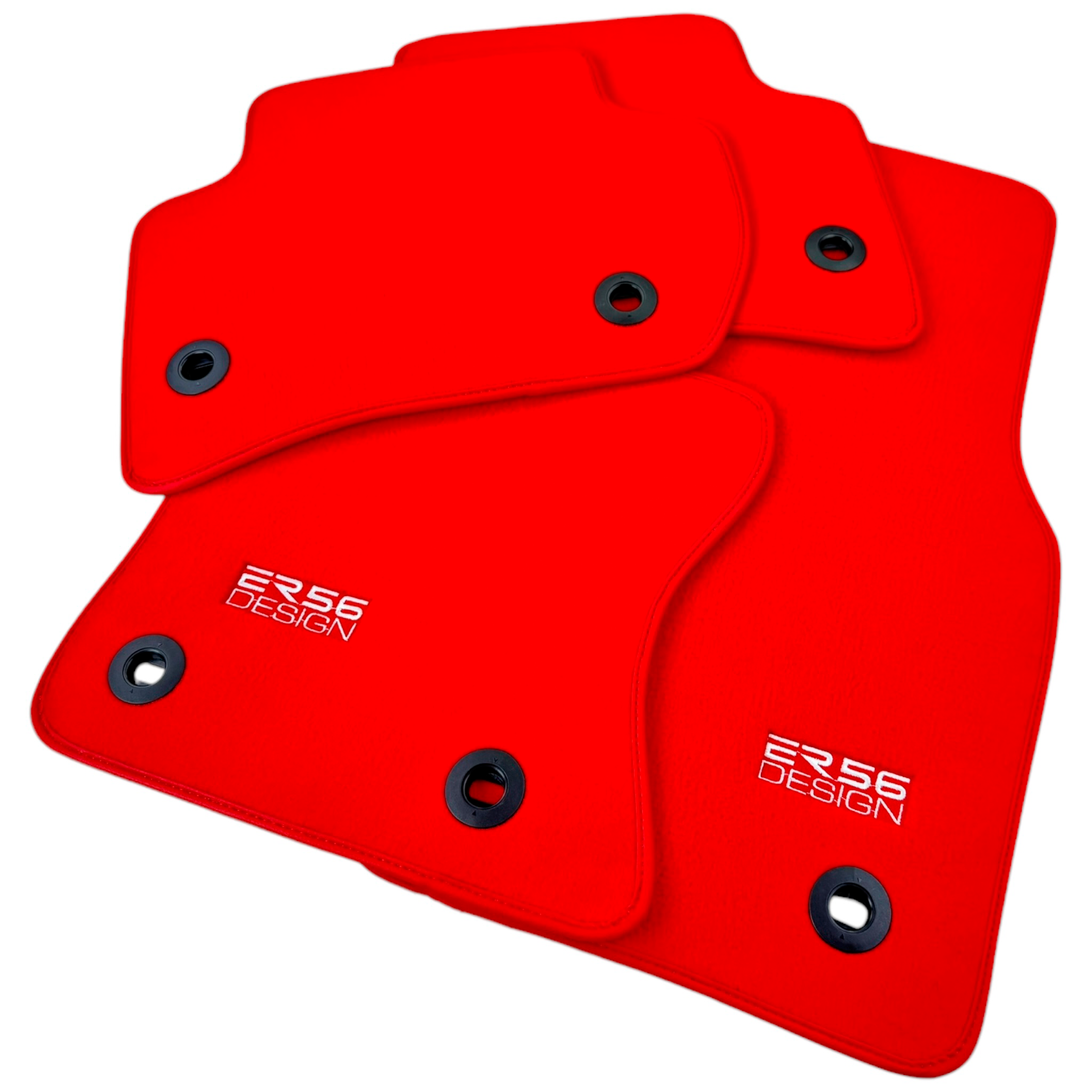 Red ER56 Design Floor Mats for Jaguar F-Type (2014-2020)