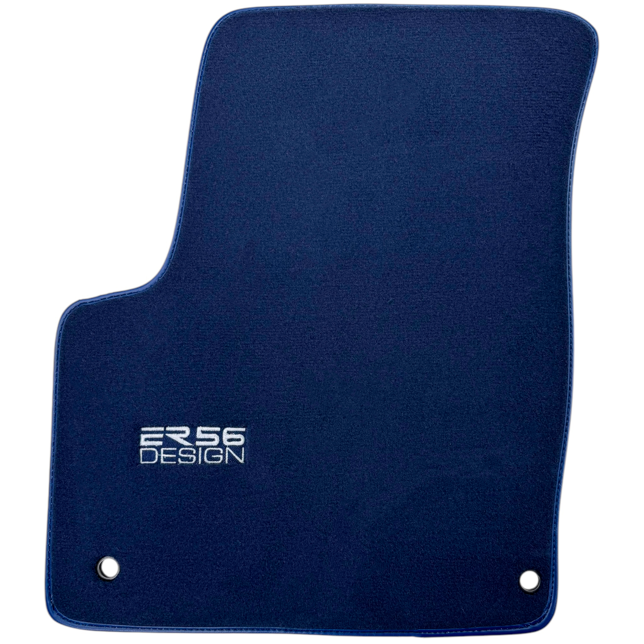 Dark Blue Floor Mats for Jeep Renegade Plug-in Hybrid (2020-2024) Co Driver with Fixing System by ER56 Design