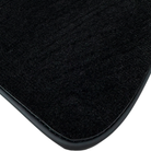 Black Floor Mats for Lexus RC-F (2015-2024) with Leather - AutoWin