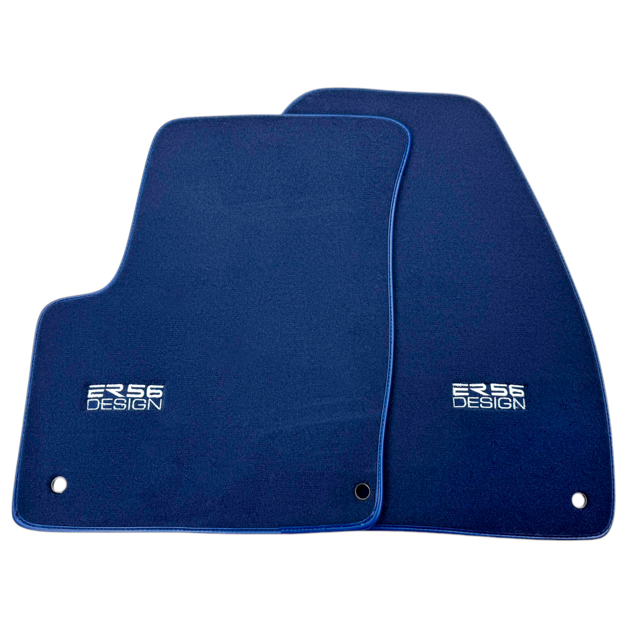 Dark Blue Floor Mats for Jeep Wrangler JL (2018-2024) 5 Doors by ER56 Design