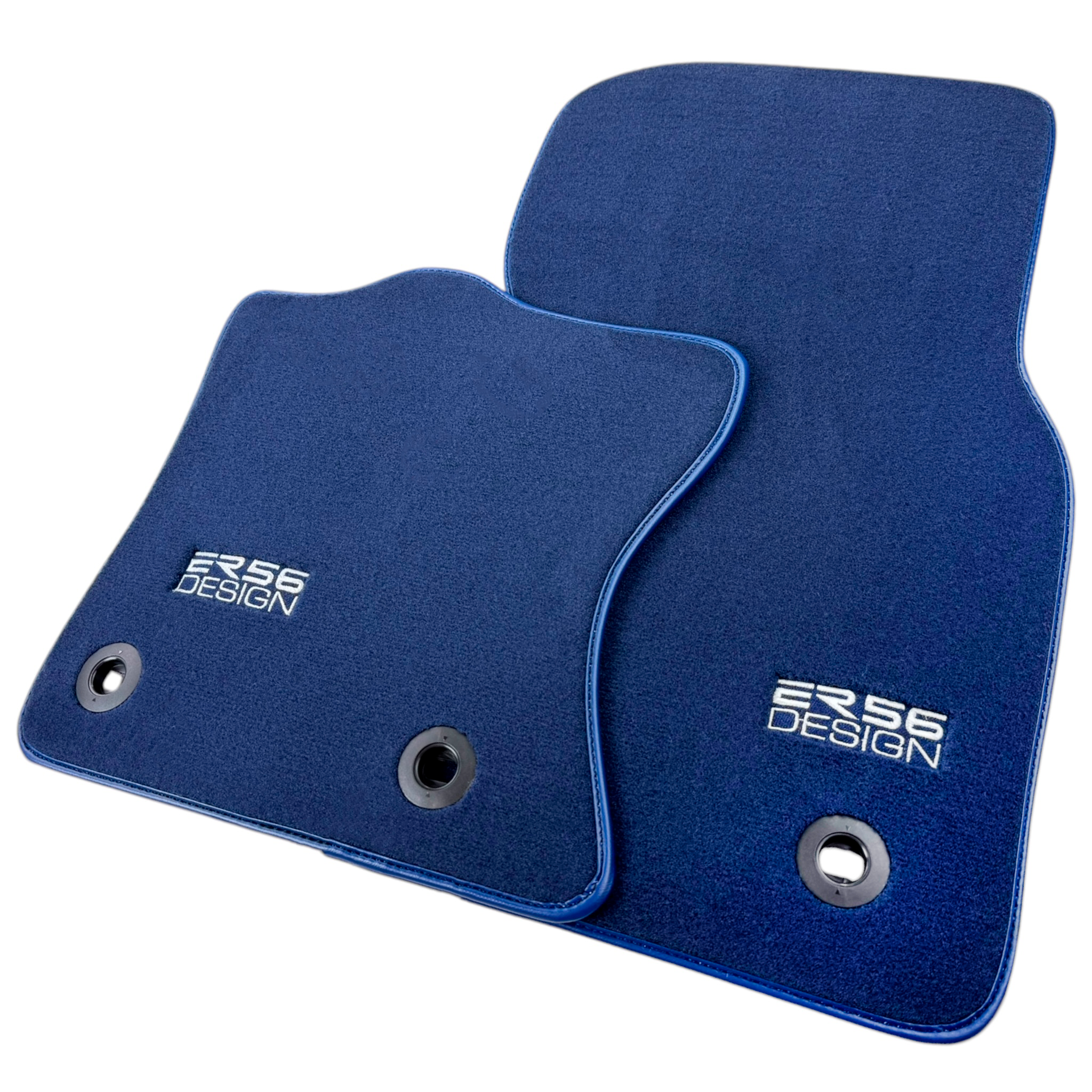 Dark Blue Floor Mats for Jaguar F-Type (2014-2020) | ER56 Design - AutoWin