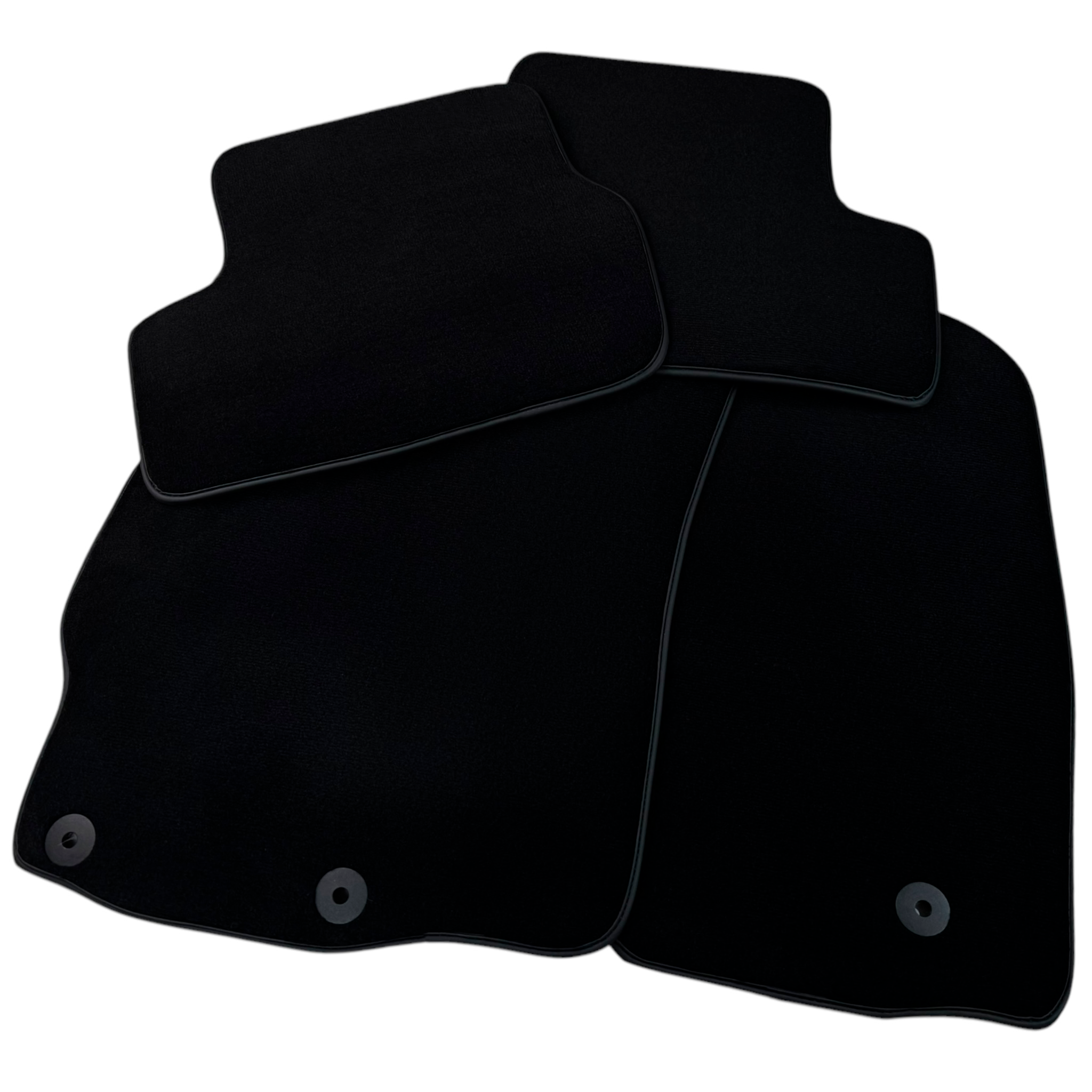 Black Floor Mats for Mitsubishi Lancer (2007-2011) by AutoWin