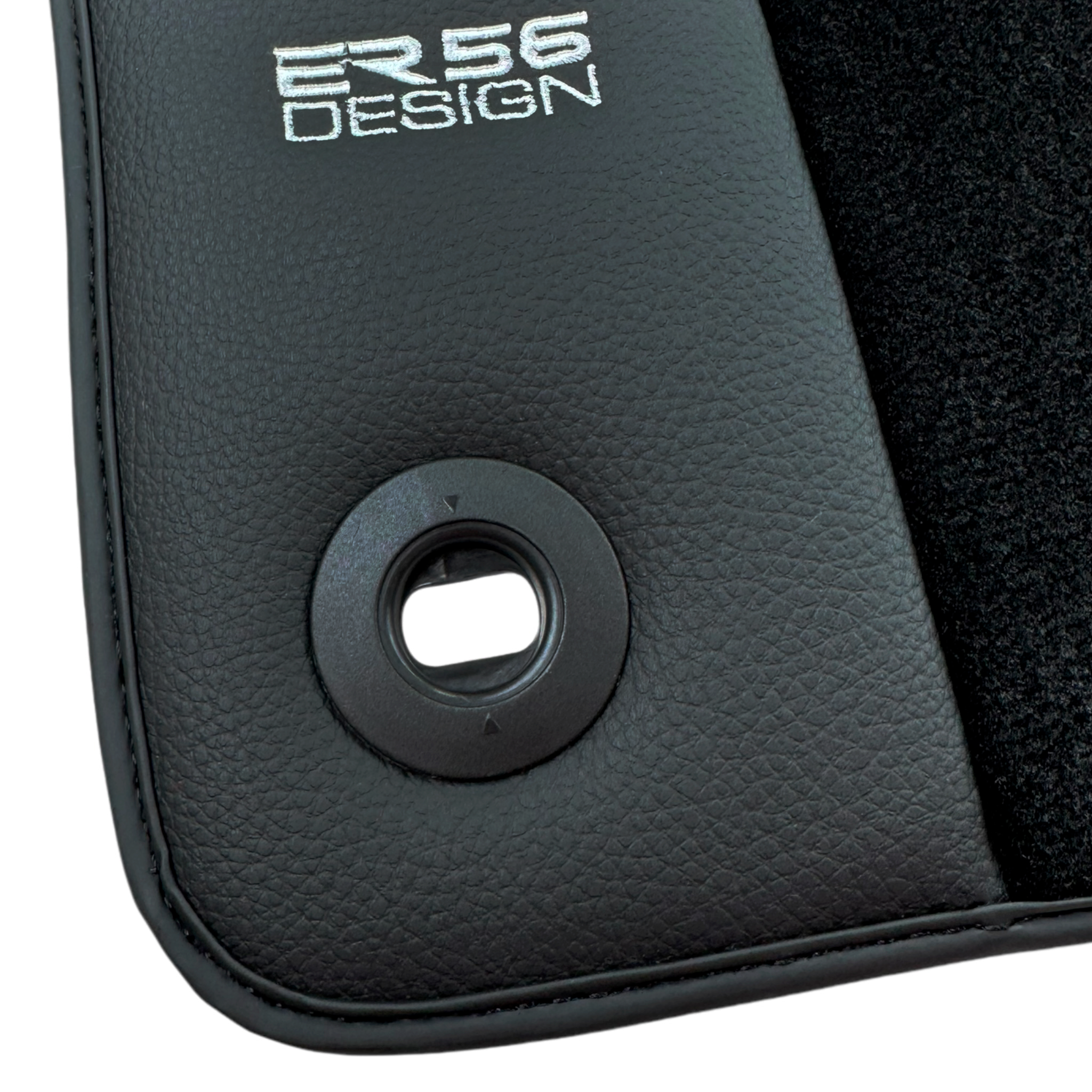 Black ER56 Design Floor Mats for Jaguar XF (2009-2015) Sedan