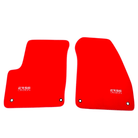 Red Floor Mats for Lincoln Aviator (2019-2024) by ER56 Design