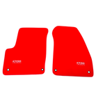 Red Floor Mats for Chevrolet Corvette C4 (1984-1996) by ER56 Design - AutoWin