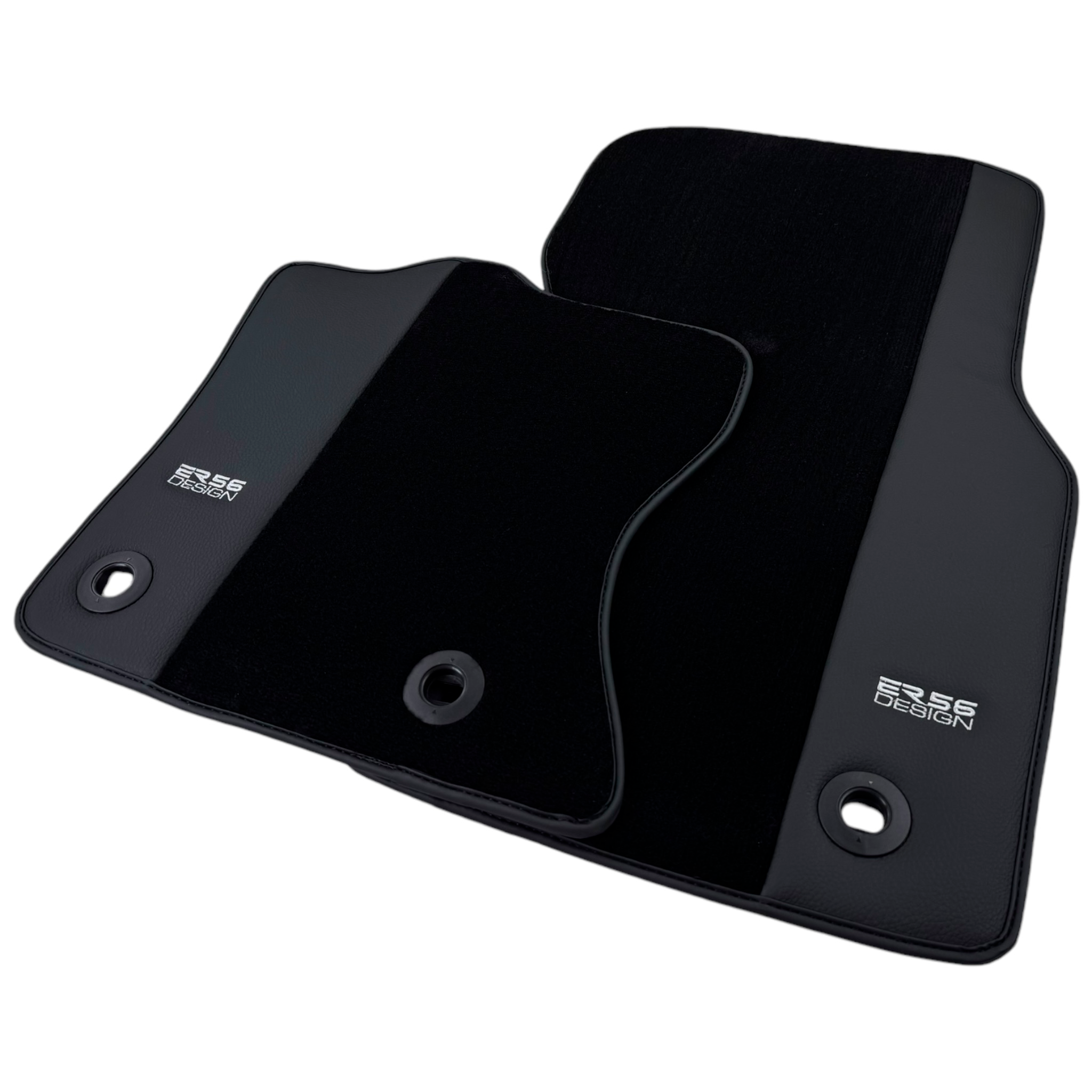 Black ER56 Design Floor Mats for Jaguar S-Type (2002-2008)