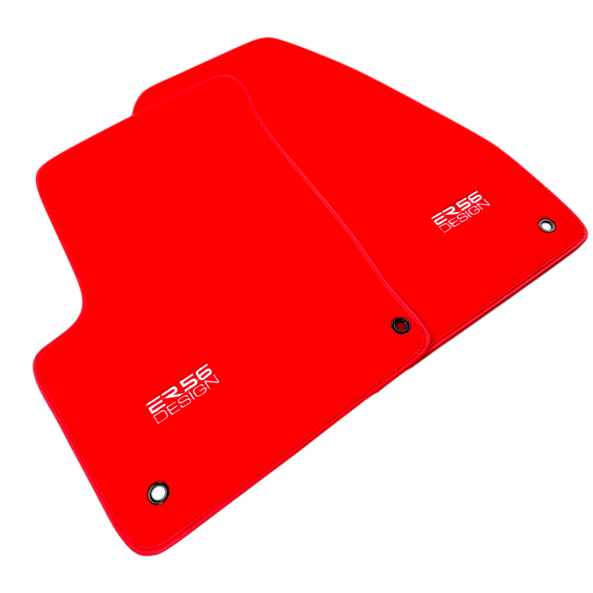 Red Floor Mats for Chrysler PT Cruiser (2004-2006) Convertible by ER56 Design