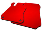 Red Floor Mats For Mercedes-Benz SL R231 2012–2020 Black Trim