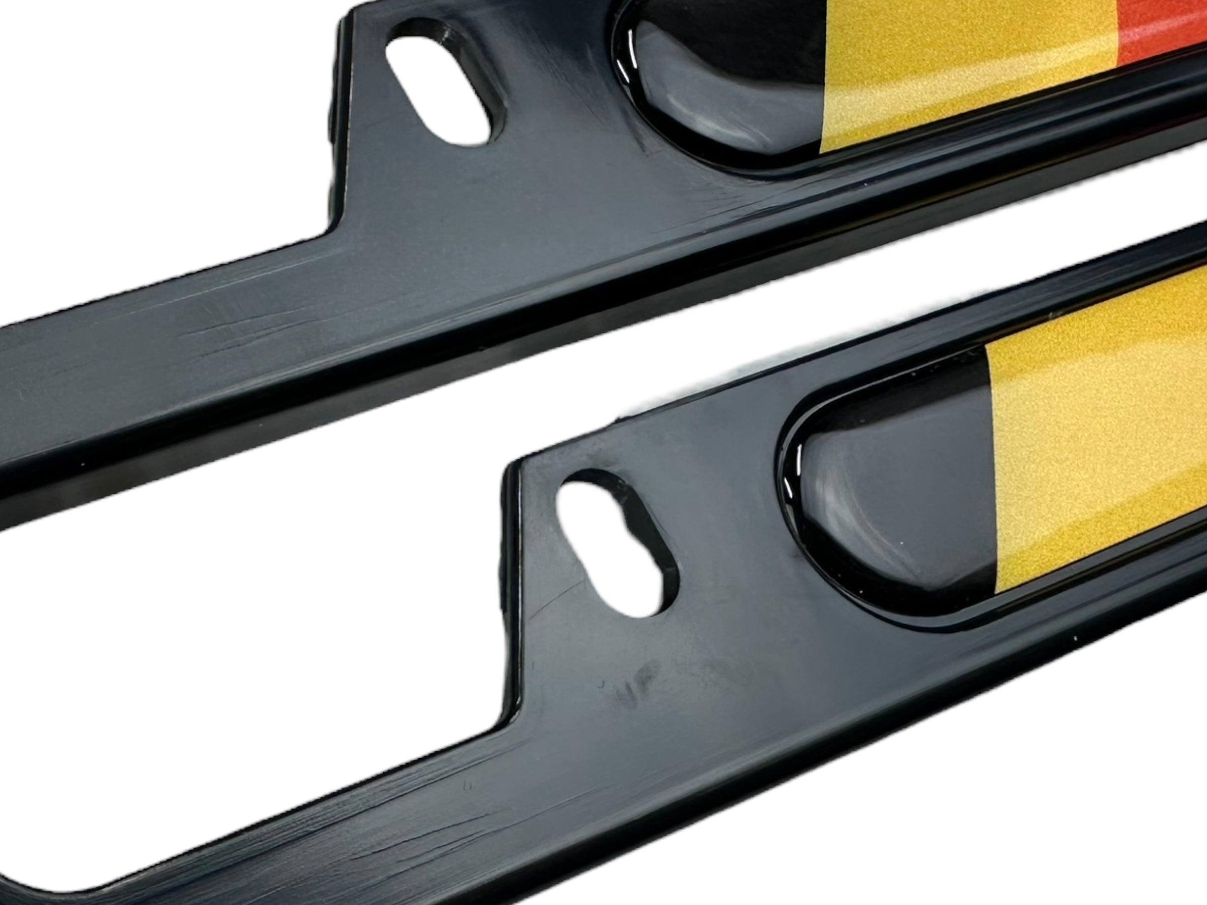 Autowin Number Plate Holder USA Standard Size Retro Yellow