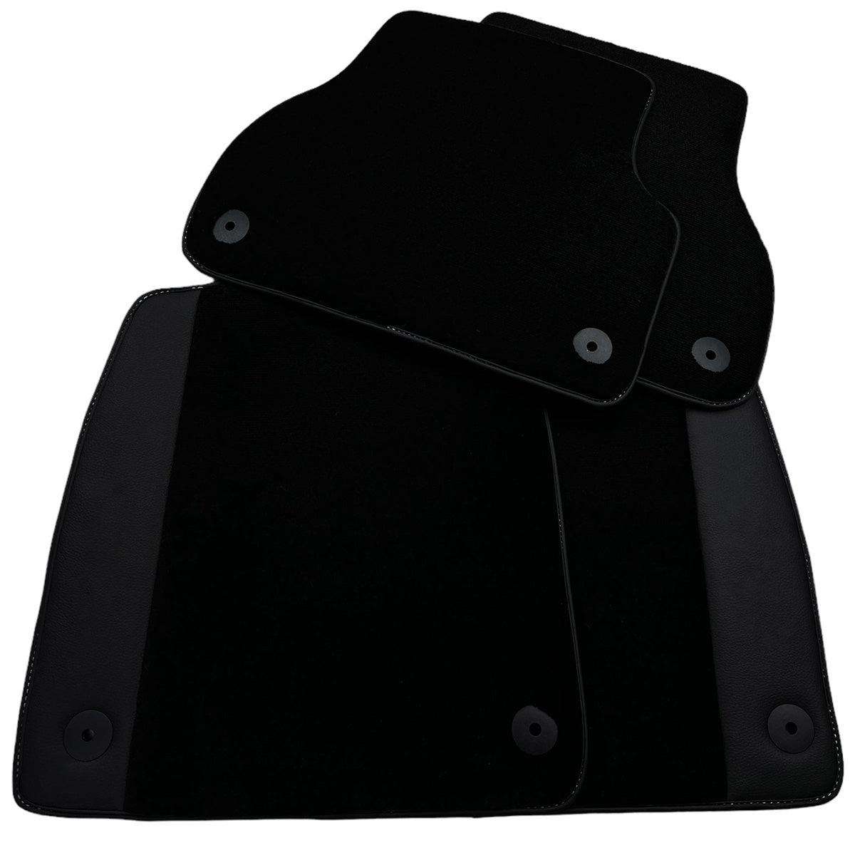 Custom Black Floor Mats for Audi A4 - B5 Sedan (1995 - 1999) 